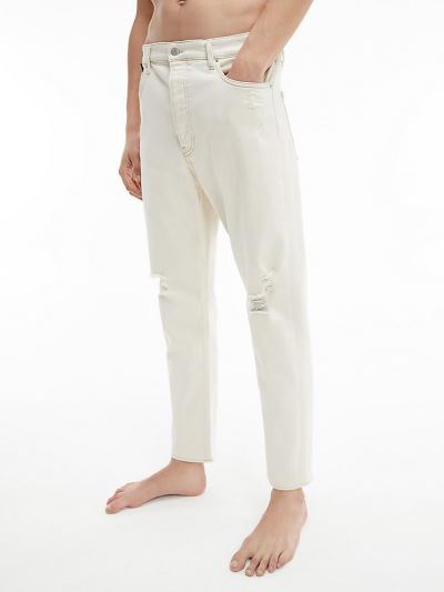 Calvin Klein Ruhák HU312780 | Calvin Klein Organic Cotton Dad Férfi Farmernadrág Világos Kék